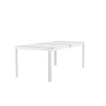 Paris Prix Table De Jardin En Teck "Togo" 200cm Blanc