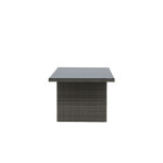 Paris Prix Table De Jardin En Verre "Padova" 200cm Gris