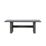 Paris Prix Table De Jardin En Verre "Padova" 200cm Gris