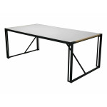Paris Prix Table De Jardin En Verre "Texas" 200cm Gris
