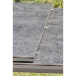 Paris Prix Table De Jardin Extensible En Céramique "Floride" 180-240cm Gris Anthracite