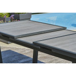 Paris Prix Table De Jardin Extensible En Céramique "Olhos" 191-251cm Gris Anthracite