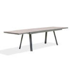 paris prix Table de Jardin Extensible en Céramique "Stockholm" 200-300cm Gris Anthracite