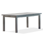 paris prix Table de Jardin Extensible en Céramique "Venise" 190-250cm Gris Anthracite