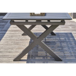 Paris Prix Table De Jardin Extensible "Floride" 180-240cm Gris Anthracite