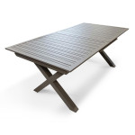 paris prix Table de Jardin Extensible "Floride" 180-240cm Quartz