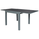 Paris Prix Table De Jardin Extensible "Haria" 80-160cm Gris