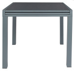 Paris Prix Table De Jardin Extensible "Haria" 80-160cm Gris