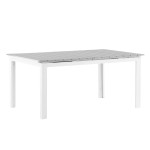 paris prix Table de Jardin Extensible "Levels" 160-240cm Blanc