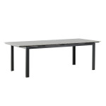 paris prix Table de Jardin Extensible "Levels" 229-310cm Noir