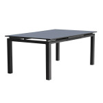 paris prix Table de jardin Extensible "Miami" 180-240cm Gris Anthracite
