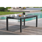 Paris Prix Table De Jardin Extensible "Miami" 240-300cm Gris Anthracite
