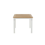 Paris Prix Table De Jardin Extensible "Panama" 160-240cm Naturel & Blanc