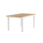 Paris Prix Table De Jardin Extensible "Panama" 160-240cm Naturel & Blanc