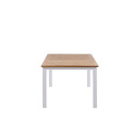 Paris Prix Table De Jardin Extensible "Panama" 224-324cm Naturel & Blanc