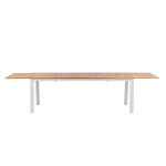 Paris Prix Table De Jardin Extensible "Panama" 224-324cm Naturel & Blanc