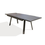 Paris Prix Table De Jardin Extensible "Stockholm" 150-225cm Gris Anthracite