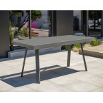Paris Prix Table De Jardin Extensible "Stockholm" 150-225cm Gris Anthracite