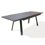paris prix Table de Jardin Extensible "Stockholm" 150-225cm Gris Anthracite