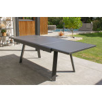 Paris Prix Table De Jardin Extensible "Stockholm" 200-300cm Gris Anthracite