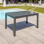 Paris Prix Table De Jardin Extensible "Tolede" 135-270cm Gris Anthracite