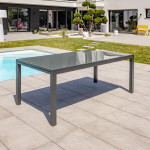 Paris Prix Table De Jardin Extensible "Tolede" 200-300cm Gris Anthracite