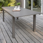 Paris Prix Table De Jardin Extensible "Zahara" 180-240cm Taupe