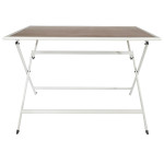 Paris Prix Table De Jardin Pliable "Barcelone" 110cm Beige
