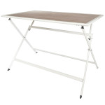 Paris Prix Table De Jardin Pliable "Barcelone" 110cm Beige