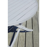 Paris Prix Table De Jardin Pliante "Marius" 110cm Gris