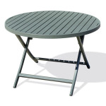 Paris Prix Table De Jardin Pliante "Marius" 110cm Kaki