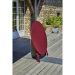 Paris Prix Table De Jardin Pliante "Marius" 110cm Rouge Carmin