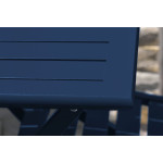Paris Prix Table De Jardin Pliante "Marius" 140cm Bleu Marine