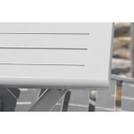 Paris Prix Table De Jardin Pliante "Marius" 140cm Gris