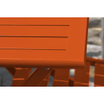 Paris Prix Table De Jardin Pliante "Marius" 140cm Orange