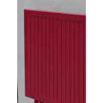 Paris Prix Table De Jardin Pliante "Marius" 140cm Rouge Carmin