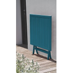Paris Prix Table De Jardin Pliante "Marius" 70cm Bleu Canard