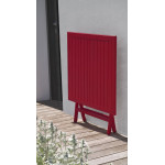 Paris Prix Table De Jardin Pliante "Marius" 70cm Rouge Carmin