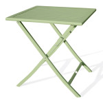paris prix Table de Jardin Pliante "Marius" 70cm Vert Lagune