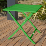 Paris Prix Table De Jardin Pliante "Marius" 70cm Vert Prairie