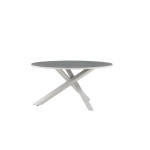 Paris Prix Table De Jardin Ronde "Copacabana" 140cm Gris