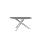 Paris Prix Table De Jardin Ronde "Copacabana" 140cm Gris