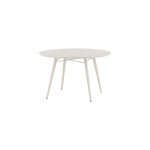 Paris Prix Table De Jardin Ronde Design "Lina" 120cm Beige