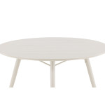 Paris Prix Table De Jardin Ronde Design "Lina" 120cm Beige