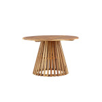 Paris Prix Table De Jardin Ronde En Bois "Lumpur" 120cm Naturel