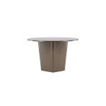 Paris Prix Table De Jardin Ronde "Santa Fe" 120cm Marron