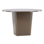 paris prix Table de Jardin Ronde "Santa Fe" 120cm Marron