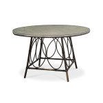 Paris Prix Table De Jardin Ronde "Ushuaia" 125cm Marron