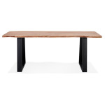 Paris Prix Table De Repas "Azimato" 200cm Naturel & Noir