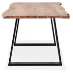 Paris Prix Table De Repas "Azimato" 200cm Naturel & Noir